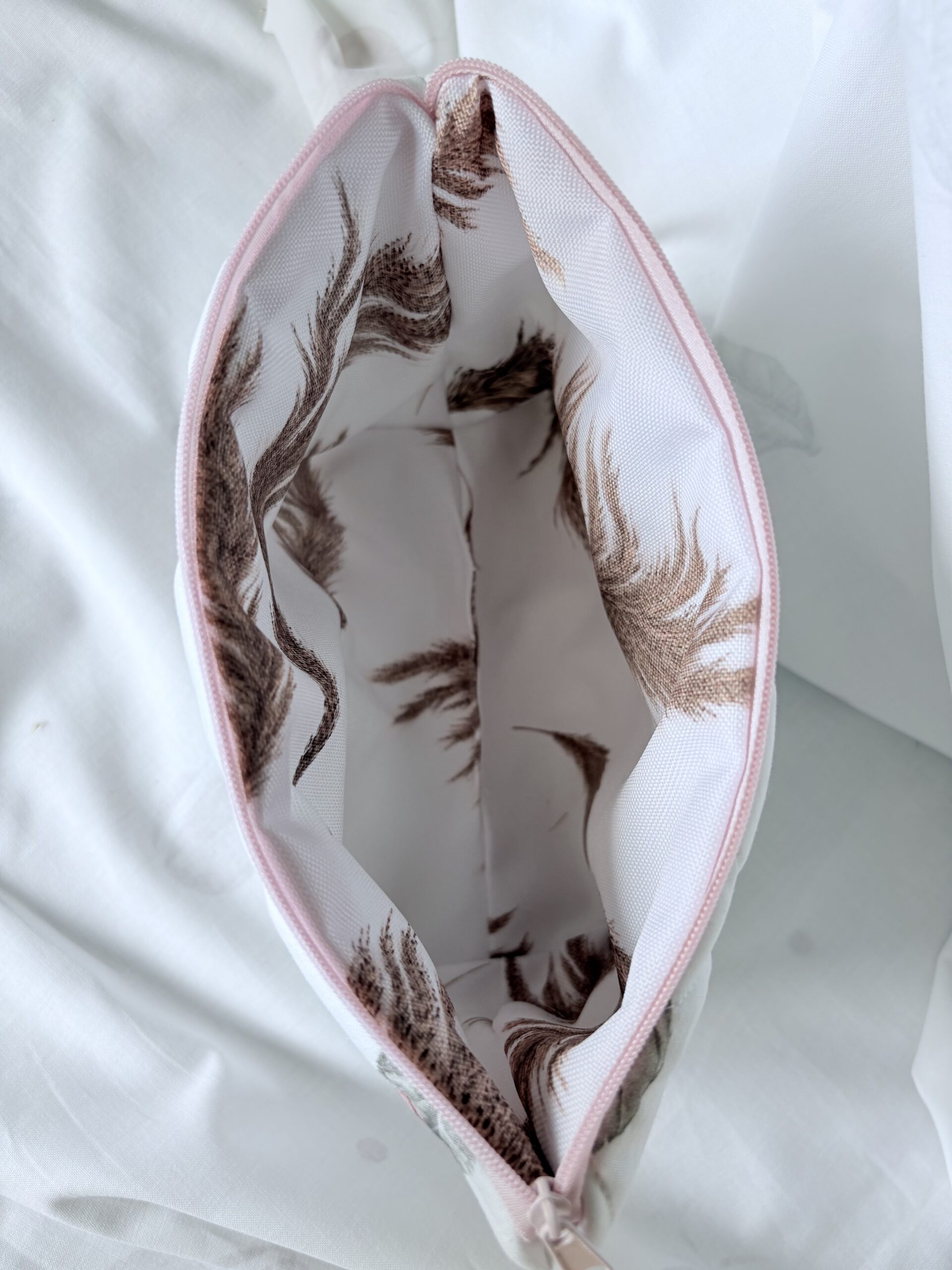 Kosmetyczka bawełniana - cherry - obrazek 3